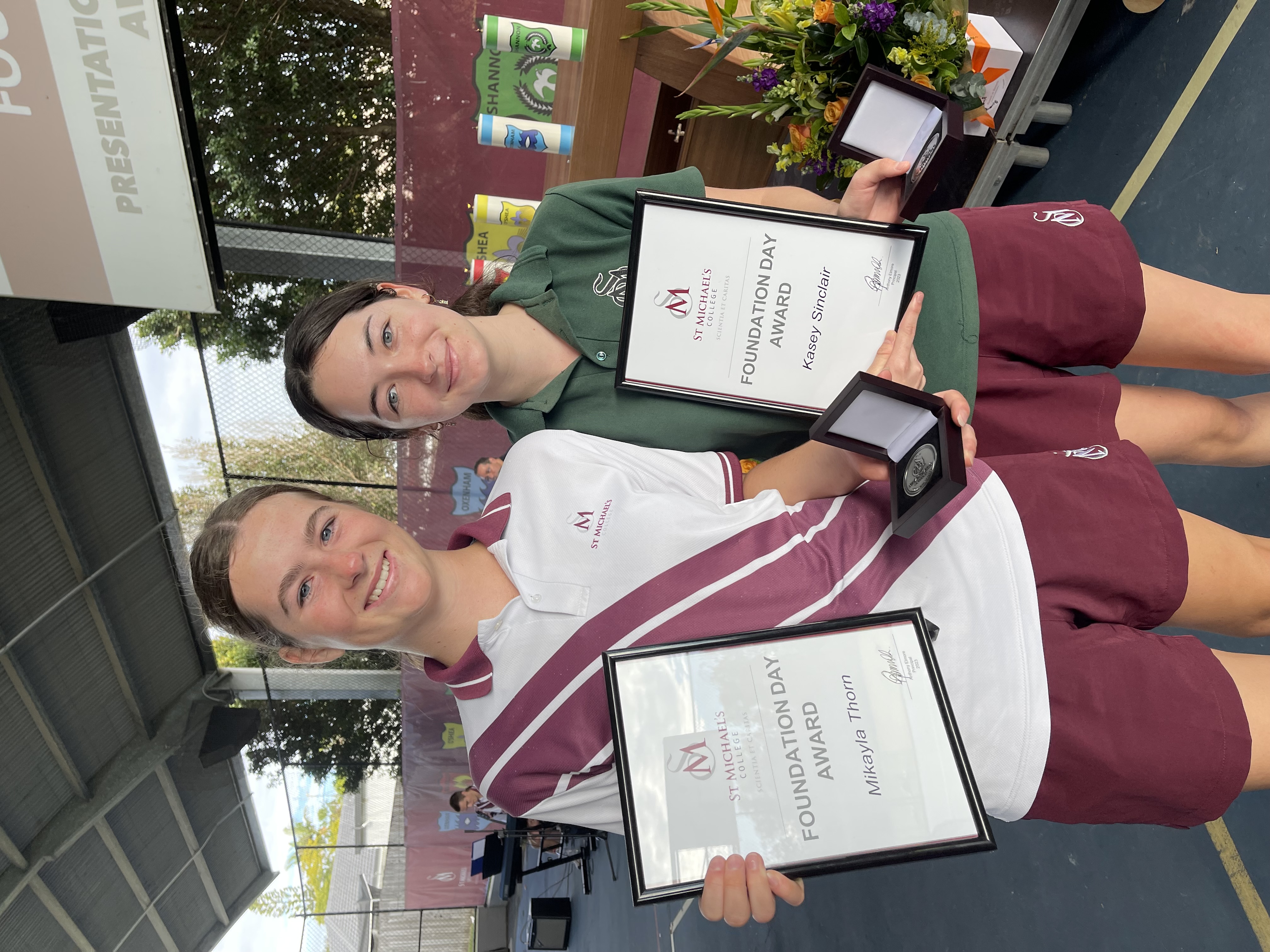 Mikayla Thorn (Year 12) & Kasey Sinclair (Year 12)