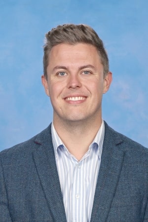 Joshua Laidler staff portrait for school counselling